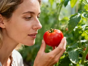 Fikus dębolistny w ceramicznej donicy ustawiony w słonecznym, nowoczesnym salonie.