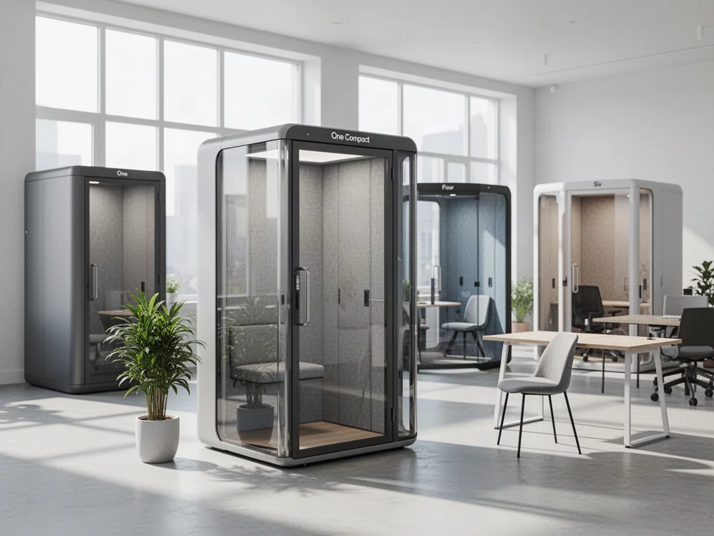 Framery od rozmowy telefonicznej do spotkania zespołu – jak różnią się budki One Compact, One, Four i Six?